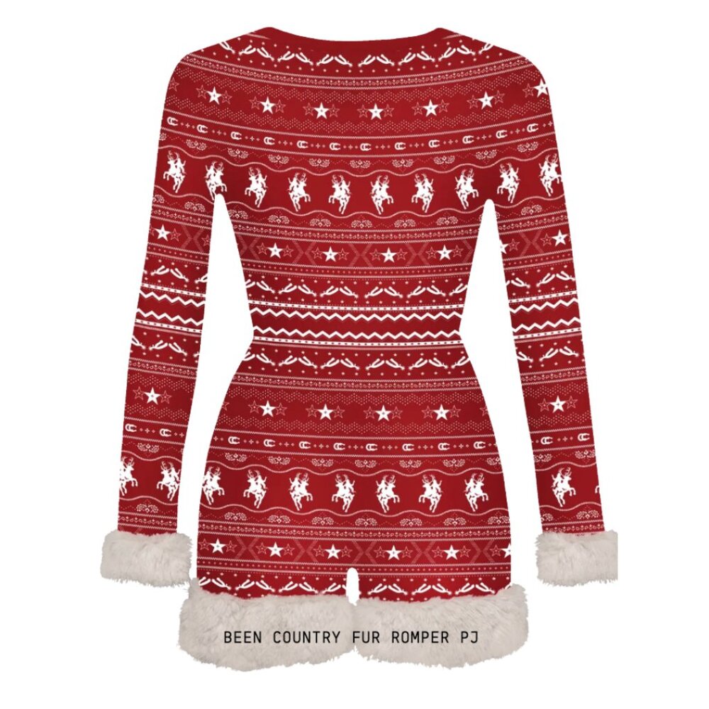 BEYONCE - Been Country Fur Romper PJ • Official Holiday Merch • LARGE - Picture 2 of 5
